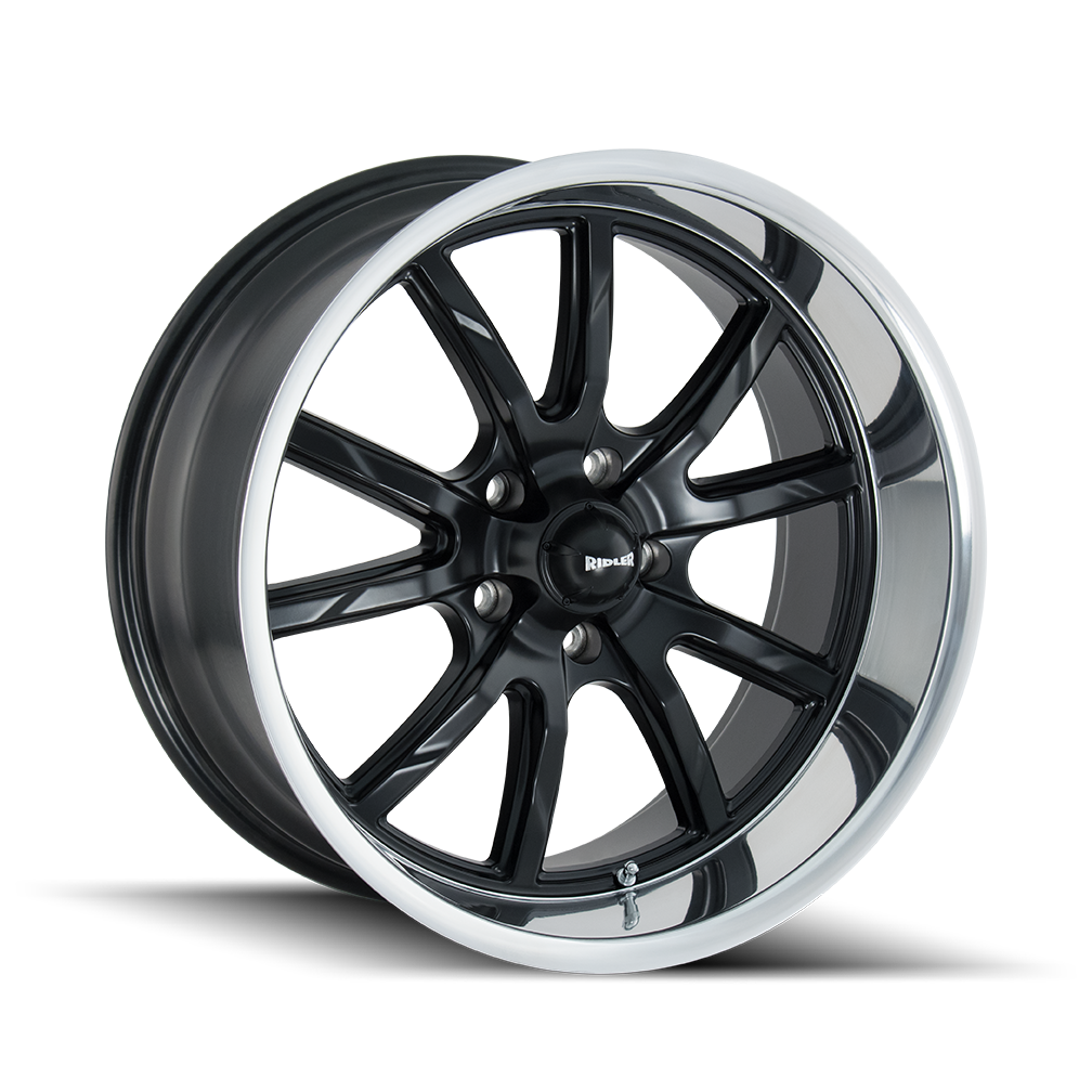 Ridler Wheels 650 – 20x10, 5x120.65, 0 – Matte Black Polished