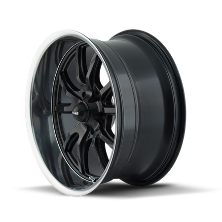 Ridler Wheels 650 – 20x8.5, 5x120.65, 0 – Matte Black Polished