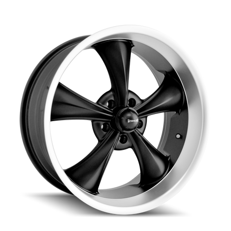 Ridler Wheels 695 – 22x10.5, 5x127, 0 – Matte Black Machined