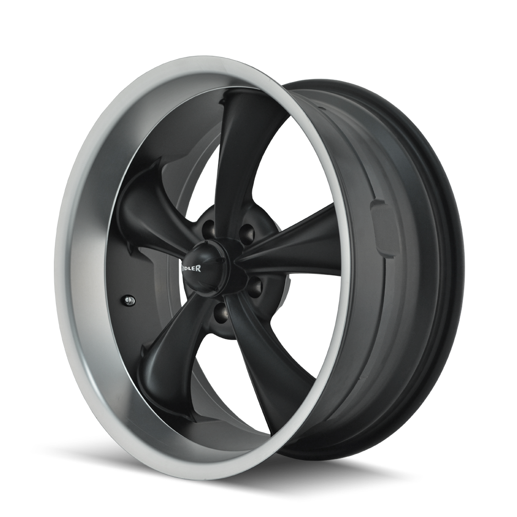 Ridler Wheels 695 – 20x10, 5x127, 0 – Matte Black Machined