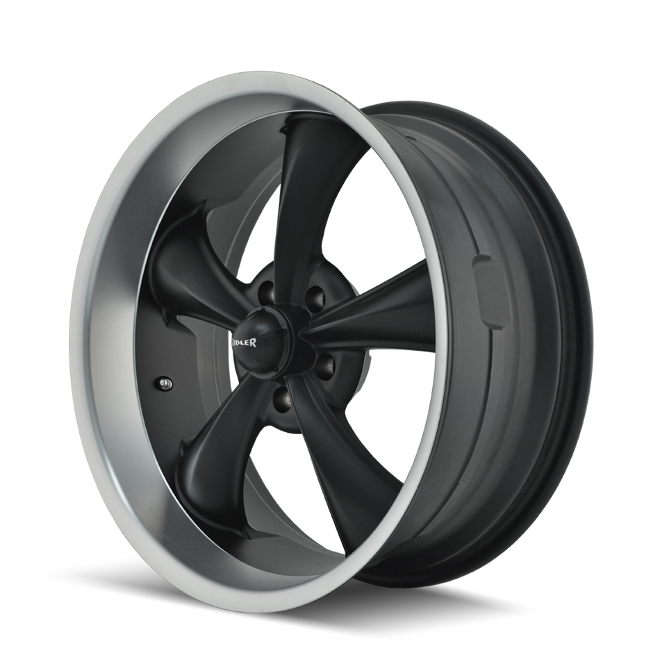 Ridler Wheels 695 – 20x8.5, 5x127, 0 – Matte Black Machined