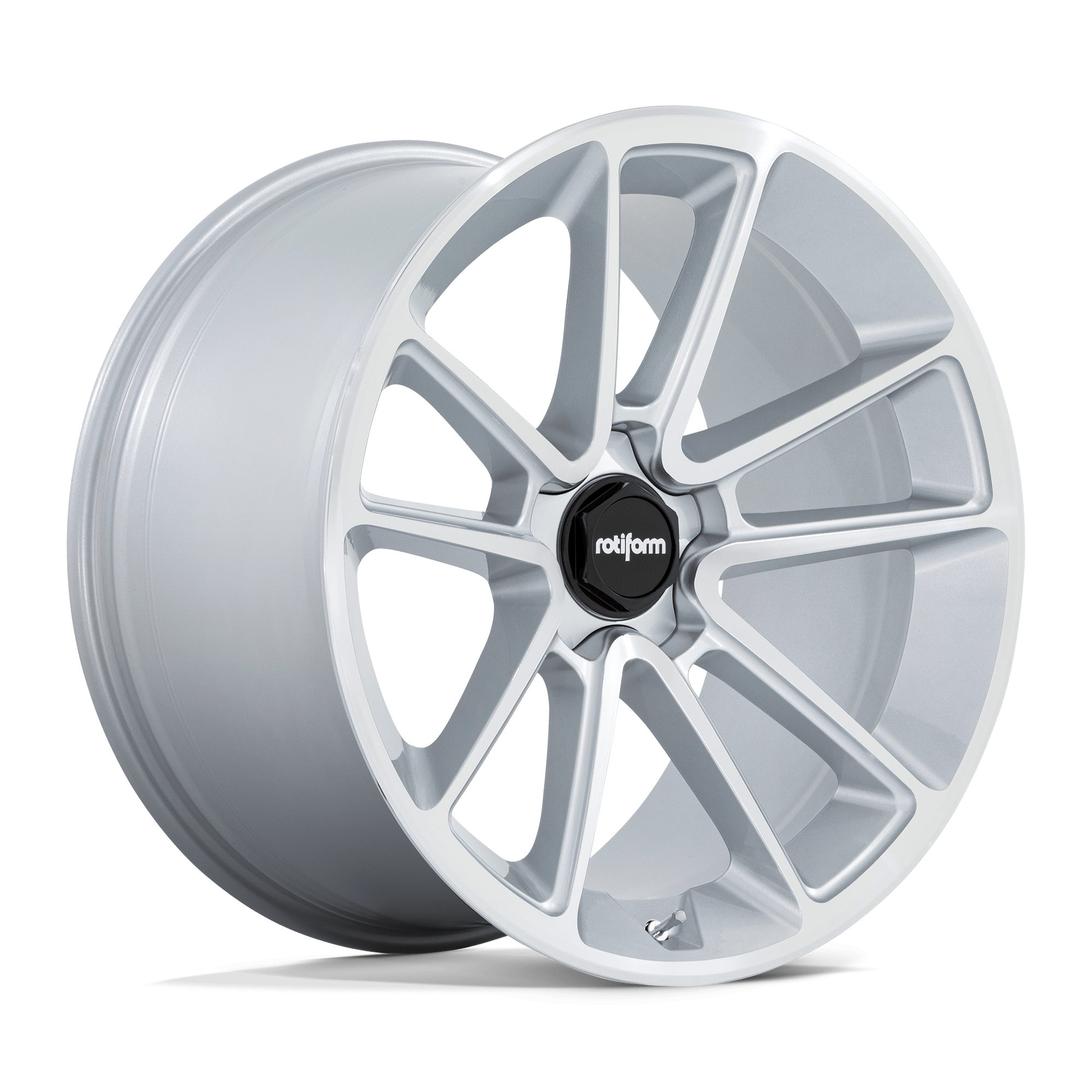 Rotiform R192 BTL – 22X12 – 5X120 – 15 mm – GLOSS SILVER W/ MACHINED FACE