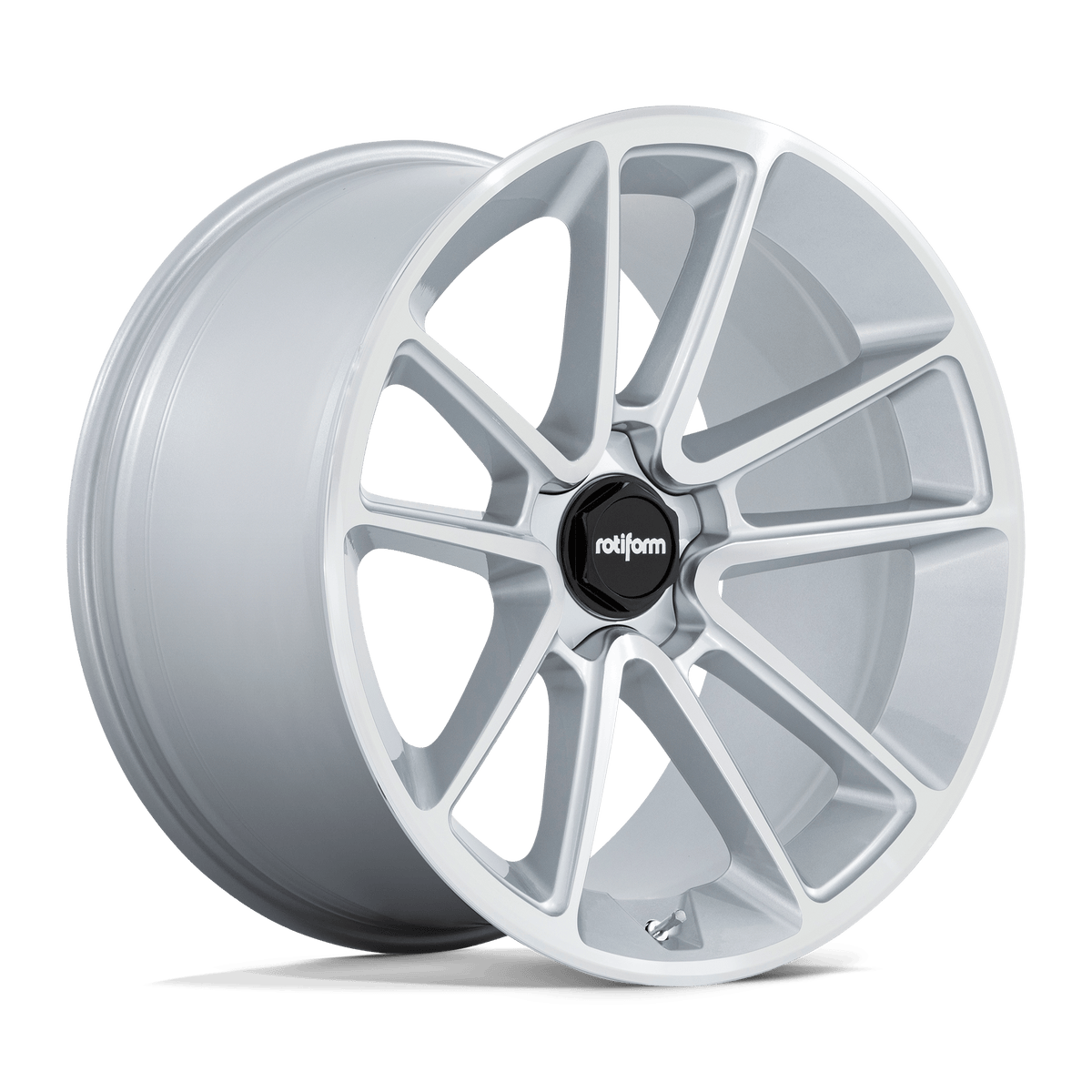 Rotiform R192 BTL – 22X10 – 5X112 – 35 mm – GLOSS SILVER W/ MACHINED FACE