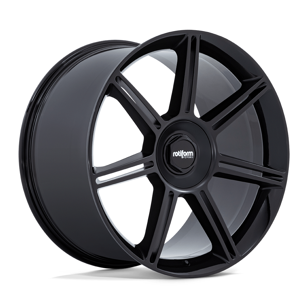 Rotiform FRA – 22X10 – 5X130 – 56 mm – GLOSS BLACK W/ M-BLACK SPOKES