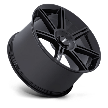 Rotiform FRA – 22X12 – 5X130 – 60 mm – GLOSS BLACK W/ M-BLACK SPOKES