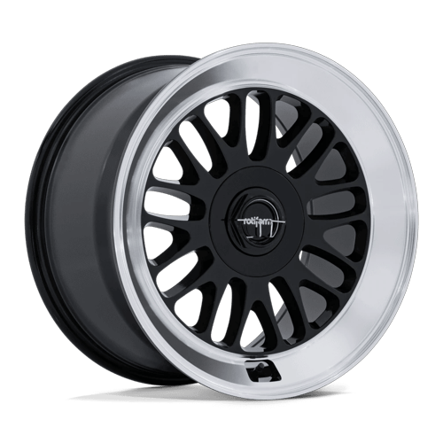 Rotiform RC214 SCP – 19X8.5 – 5X114.3 – 35 mm – GLOSS BLACK W/ DIAMOND CUT LIP