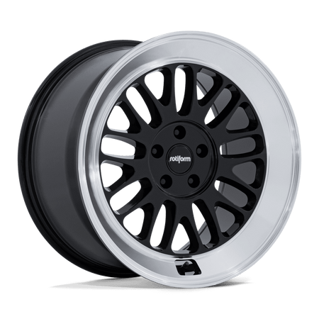 Rotiform RC214 SCP – 19X9.5 – 5X112 – 25 mm – GLOSS BLACK W/ DIAMOND CUT LIP