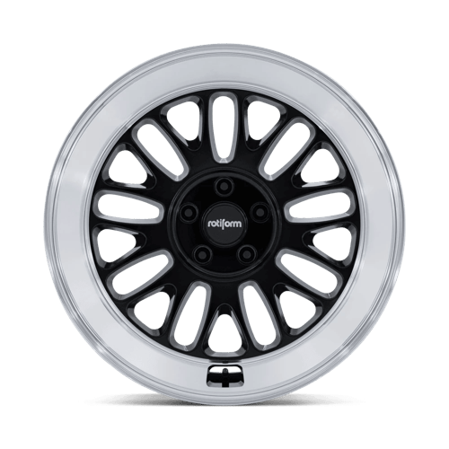Rotiform RC214 SCP – 19X8.5 – 5X114.3 – 35 mm – GLOSS BLACK W/ DIAMOND CUT LIP