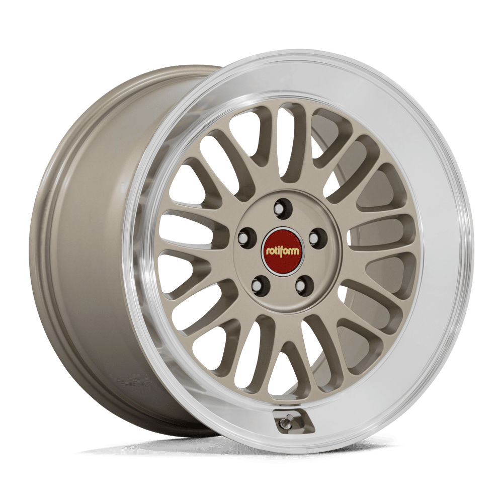 Rotiform RC214 SCP – 19X8.5 – 5X130 – 45 mm – MATTE GOLD W/ DIAMOND CUT LIP