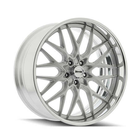Ridler Wheels 681 – 22x9, 5x127, 0 – Brushed With Polished Lip