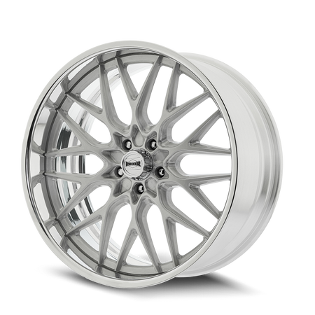 Ridler Wheels 681 – 22x9, 5x127, 0 – Brushed With Polished Lip