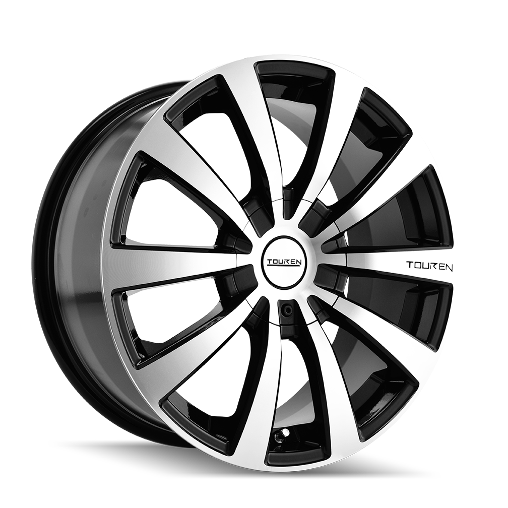 Touren Wheels TR3 – 15x7, 4x100/4x114.3, +40 – Gloss Black Machined