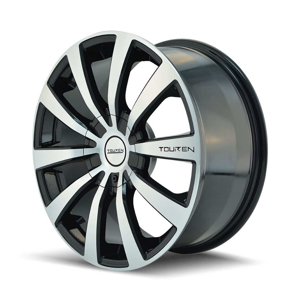 Touren Wheels TR3 – 15x7, 4x100/4x114.3, +40 – Gloss Black Machined
