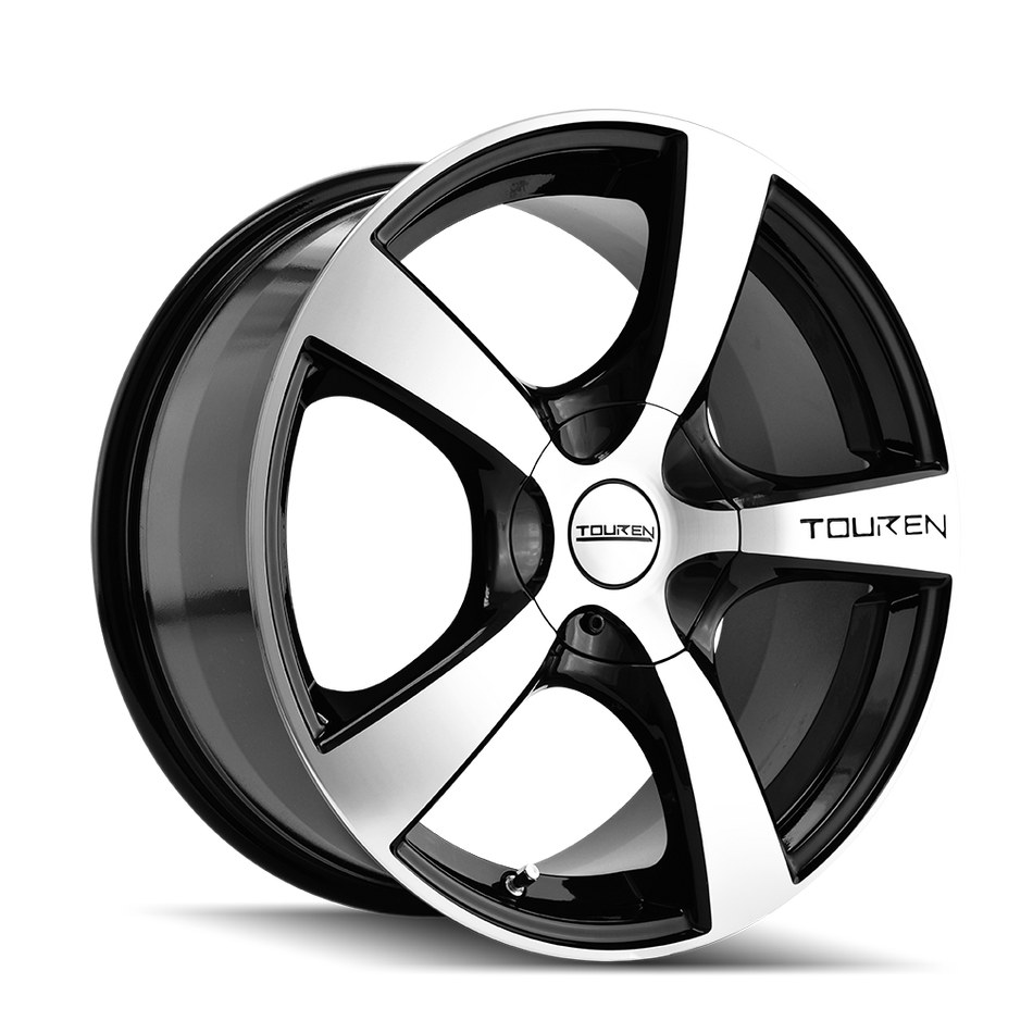 Touren Wheels TR9 – 18x8, 5x100/5x114.3, +40 – Gloss Black Machined