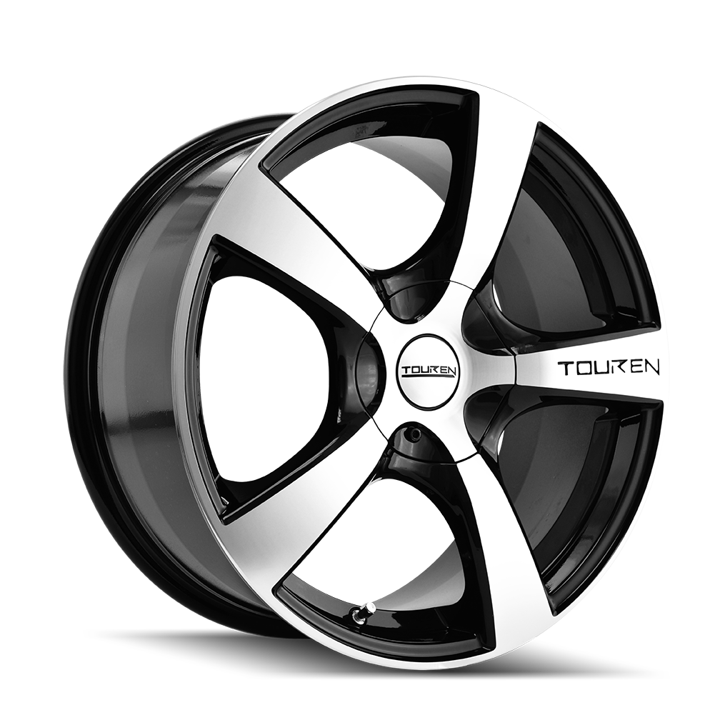 Touren Wheels TR90 – 16x7, 5x105/5x108, +42 – Gloss Black Machined