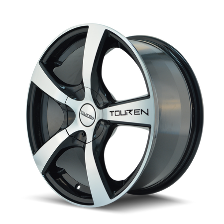 Touren Wheels TR90 – 16x7, 5x105/5x108, +42 – Gloss Black Machined