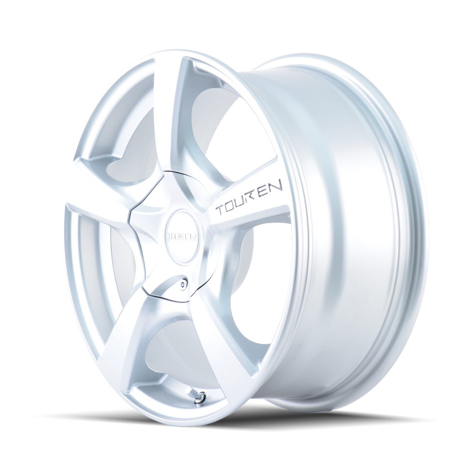 Touren Wheels TR9 – 16x7, 4x100/4x114.3, +42 – Gloss Hyper Silver