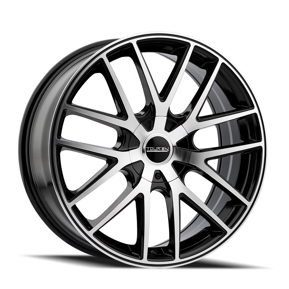 Touren Wheels TR60 – 19x8.5, 5x108/5x114.3, +40 – Gloss Black Machined
