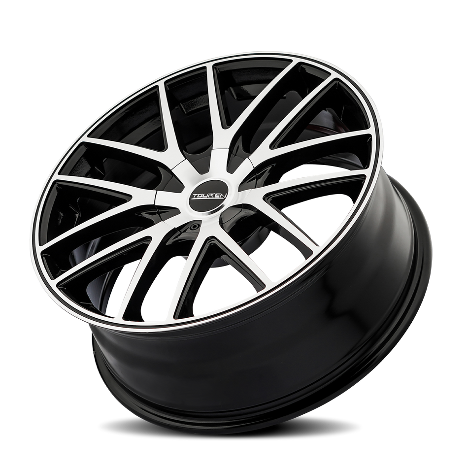 Touren Wheels TR60 – 16x7, 5x100/5x114.3, +42 – Gloss Black Machined