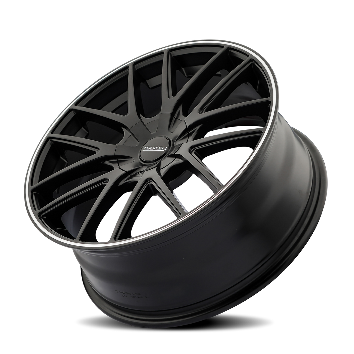 Touren Wheels TR60 – 17x7.5, 5x112/5x120, +42 – Matte Black Machined