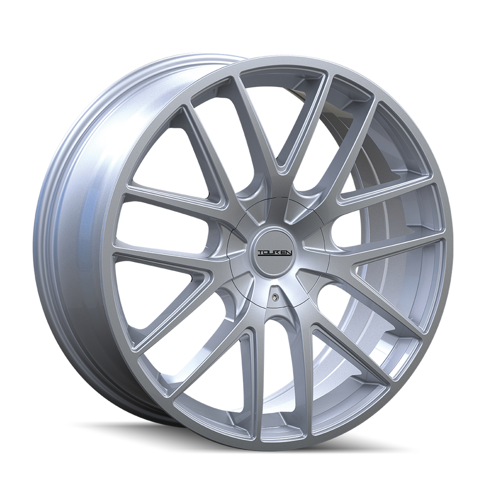 Touren Wheels TR60 – 18x8, 5x108/5x114.3, +40 – Gloss Hyper Silver