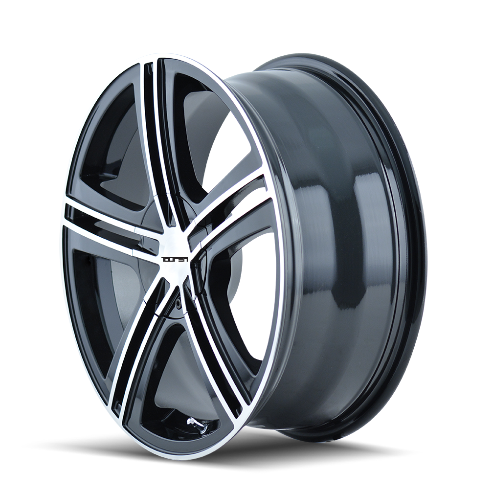 Touren Wheels TR62 – 16x7, 5x100/5x114.3, +40 – Gloss Black Machined