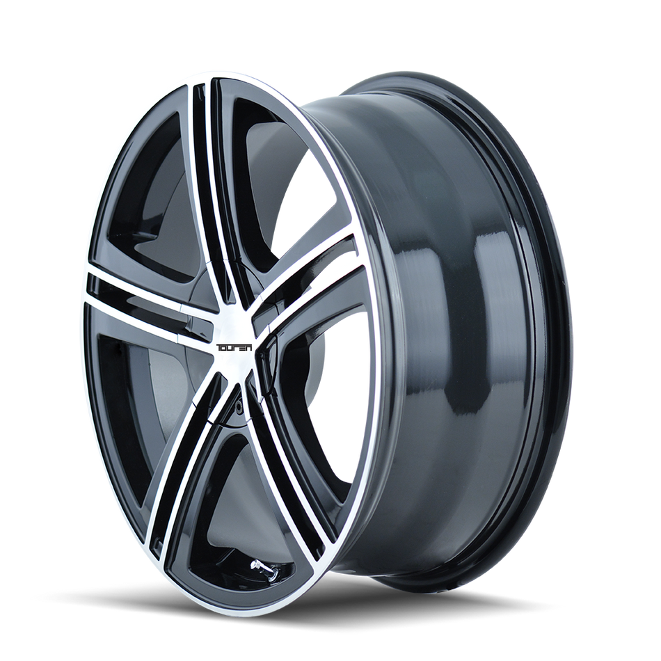 Touren Wheels TR62 – 16x7, 5x100/5x114.3, +40 – Gloss Black Machined
