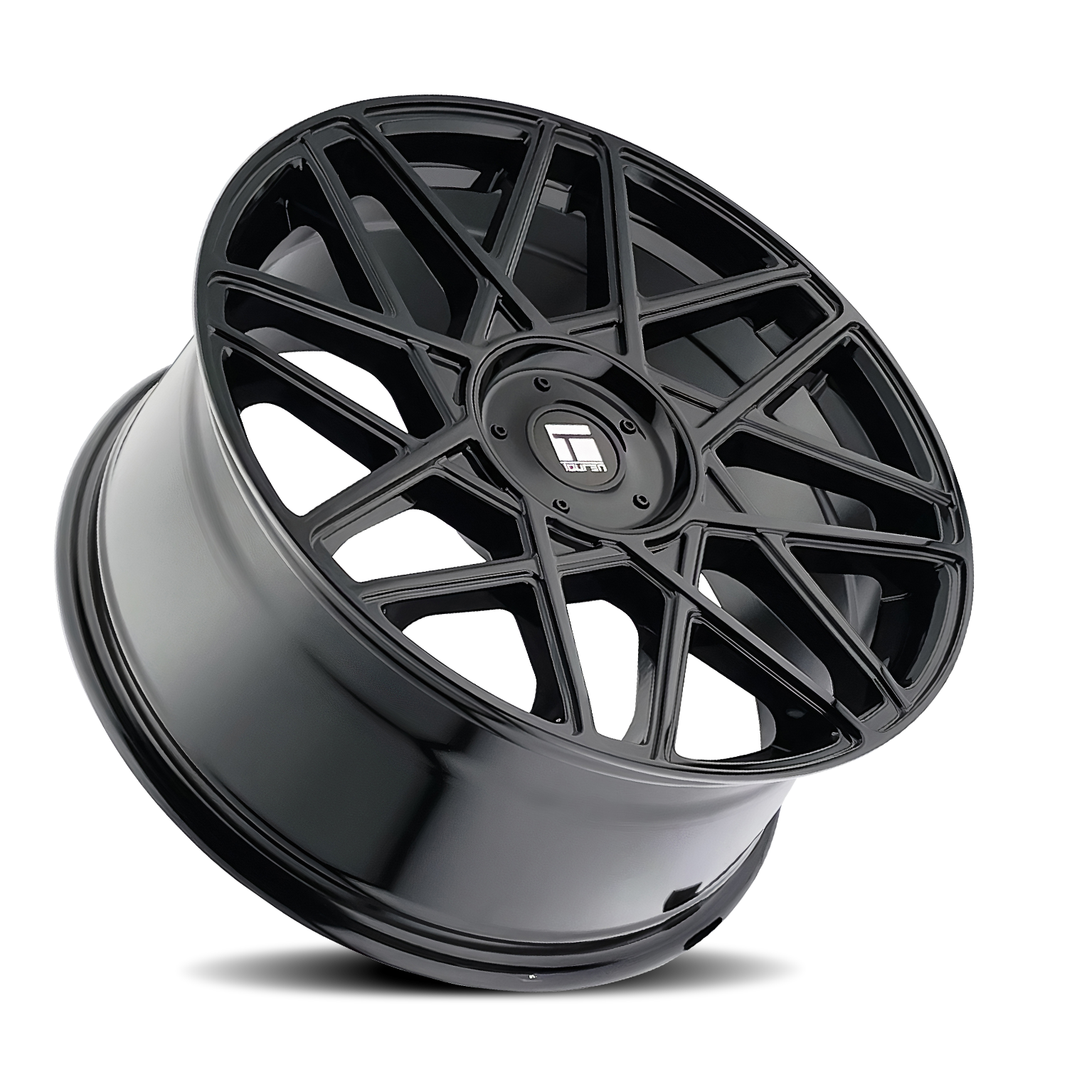 Touren Wheels TR66 – 17x8, 5x108/5x114.3, +35 – Gloss Black