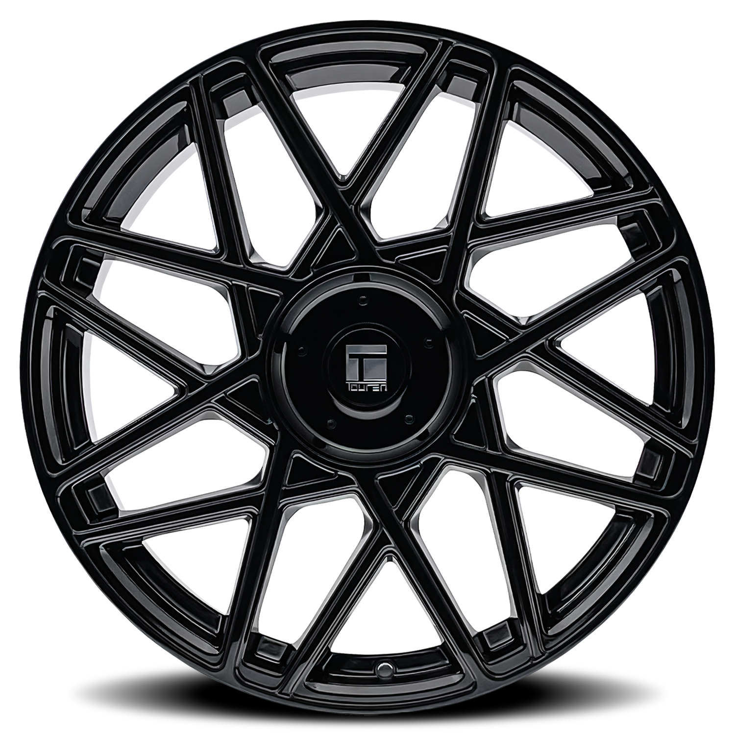 Touren Wheels TR66 – 17x8, 5x108/5x114.3, +35 – Gloss Black