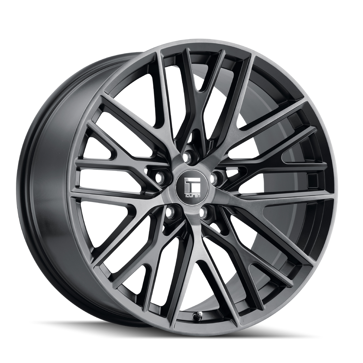 Touren Wheels TR91 – 20x10.5, 5x114.3, +35 – Matte Black Brushed With Dark