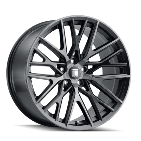 Touren Wheels TR91 – 20x10.5, 5x114.3, +35 – Matte Black Brushed With Dark