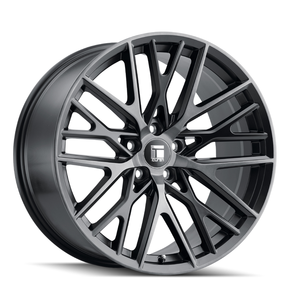 Touren Wheels TR91 – 20x10.5, 5x114.3, +35 – Matte Black Brushed With Dark