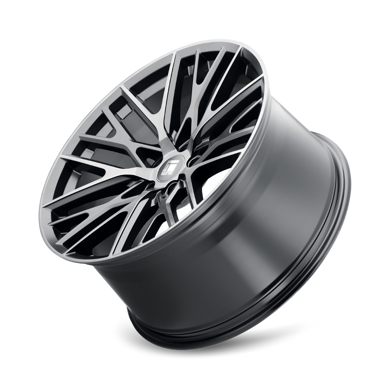 Touren Wheels TR91 – 20x10.5, 5x114.3, +35 – Matte Black Brushed With Dark
