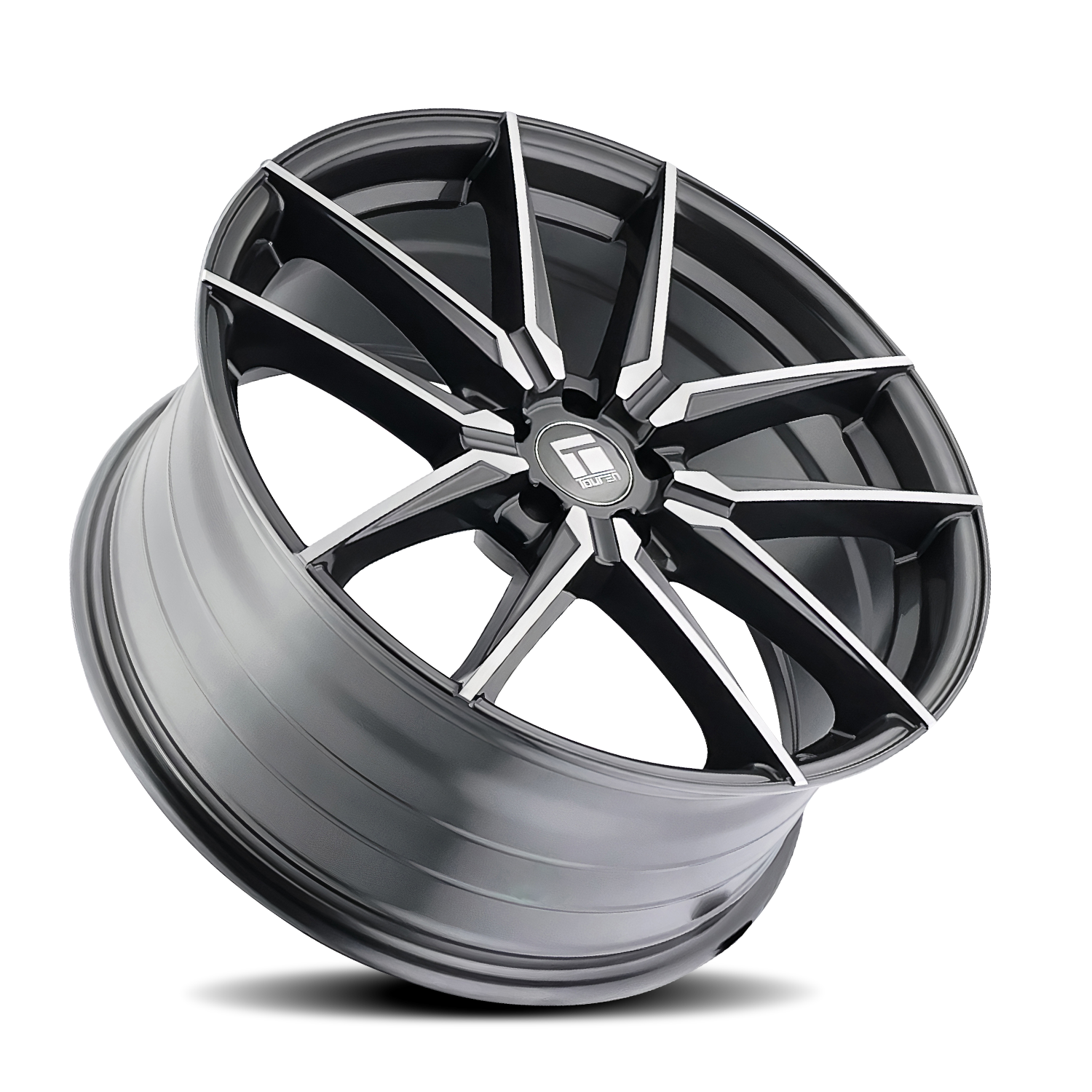 Touren Wheels TR94 – 20x9, 5x112, +35 – Gloss Graphite Brushed With Dark