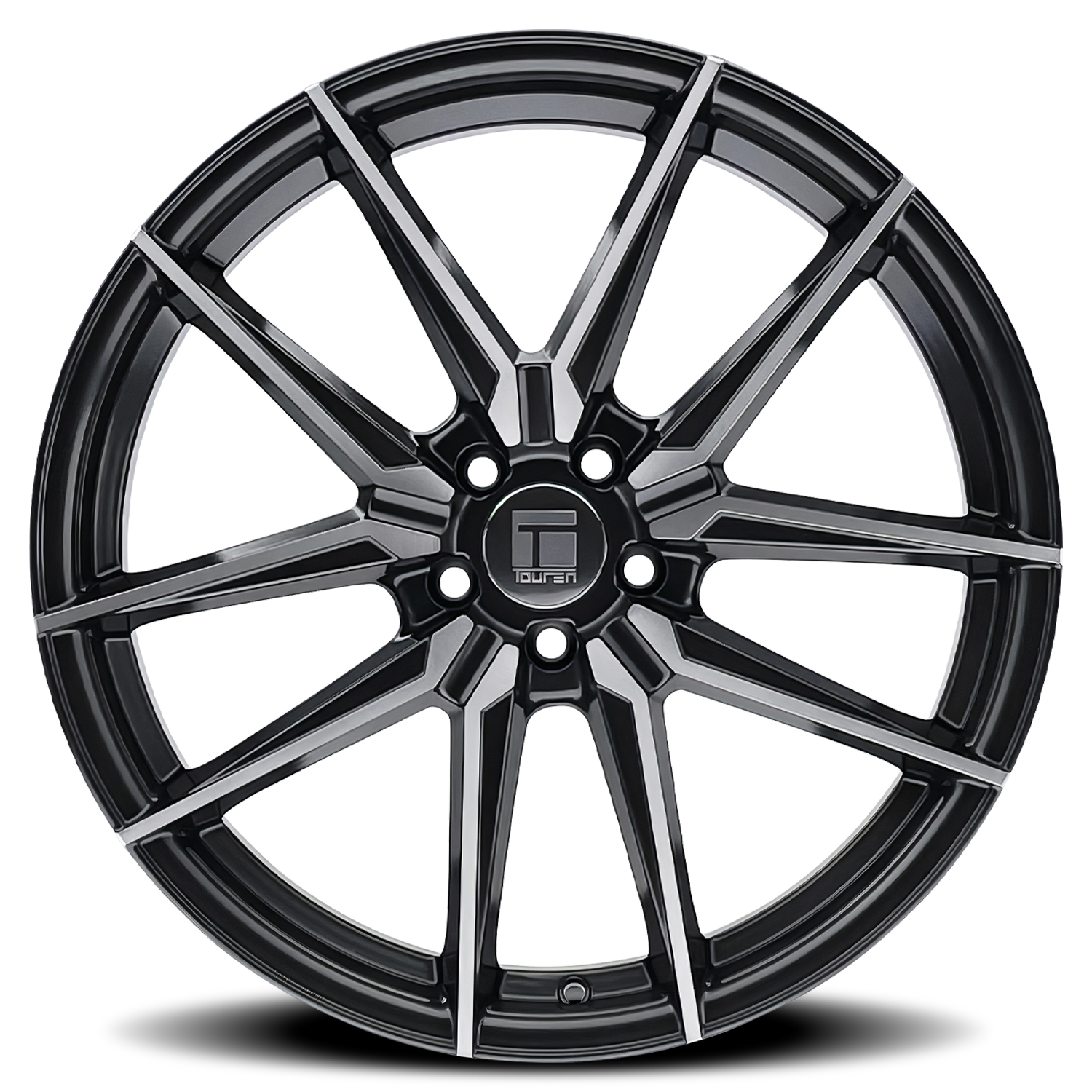 Touren Wheels TR94 – 19x8.5, 5x112, +35 – Gloss Graphite Brushed With Dark