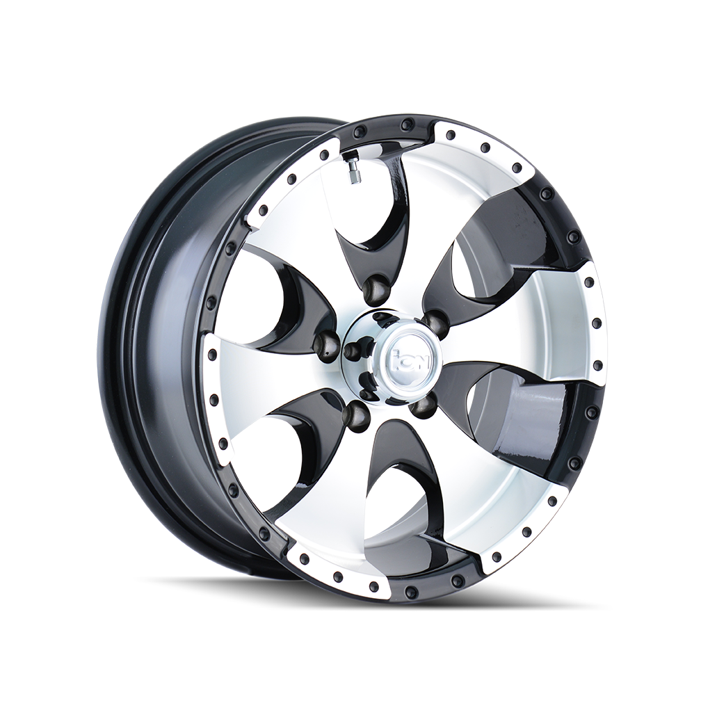 ION Wheels 136 – 14x6, 5x114.3, 0 – Gloss Black Machined