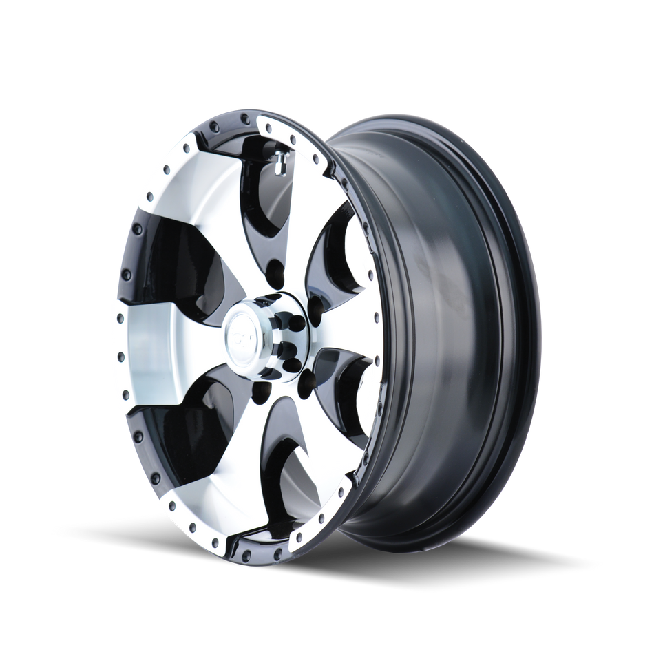 ION Wheels 136 – 14x6, 5x114.3, 0 – Gloss Black Machined