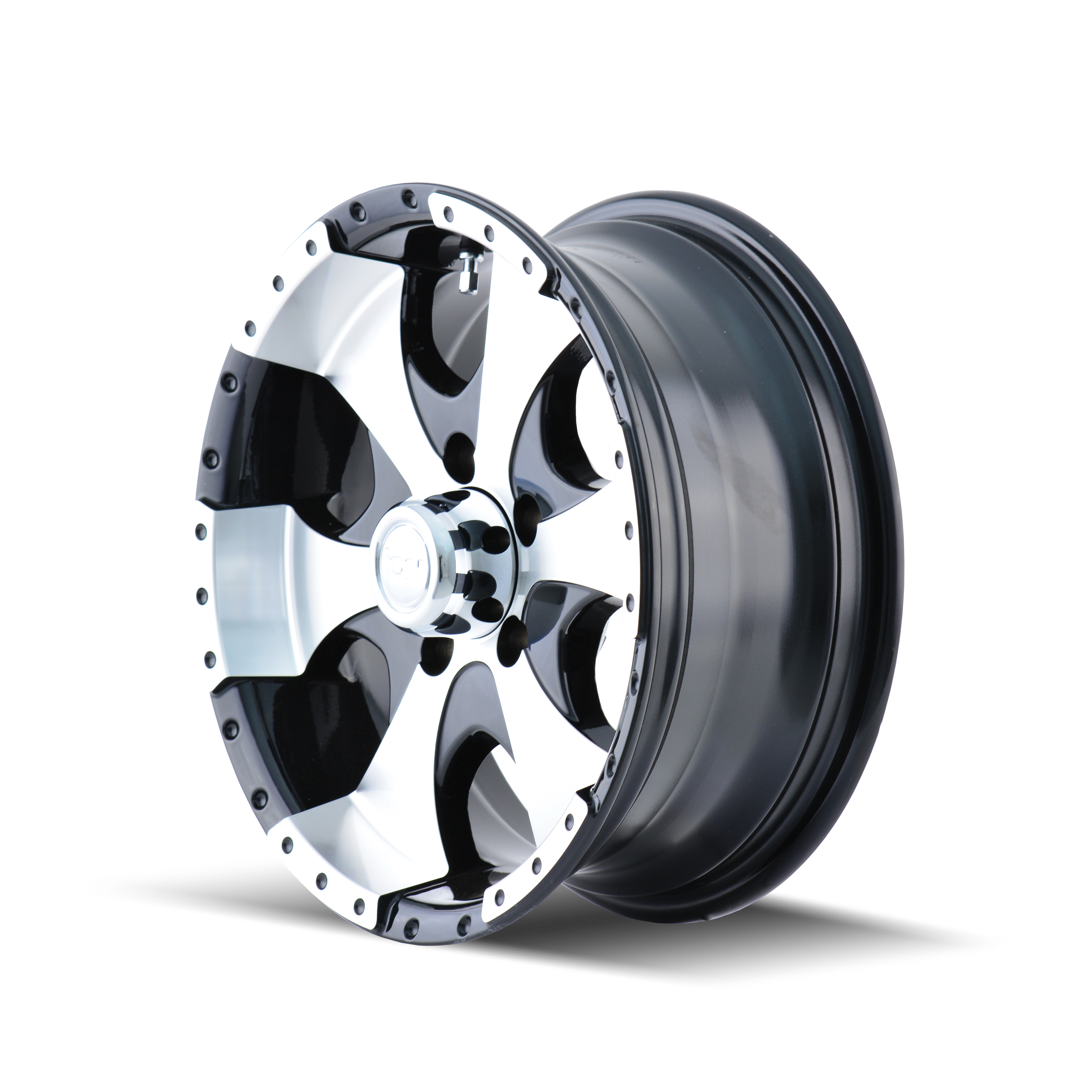 ION Wheels 136 – 15x6, 6x139.7, 0 – Gloss Black Machined