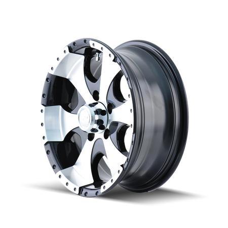 ION Wheels 136 – 15x6, 6x139.7, 0 – Gloss Black Machined