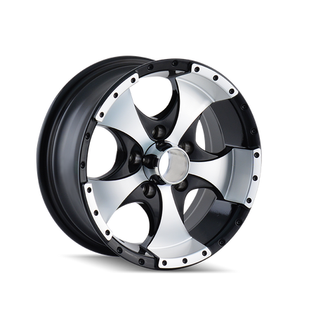 ION Wheels 136 – 15x6, 6x139.7, 0 – Gloss Black Machined