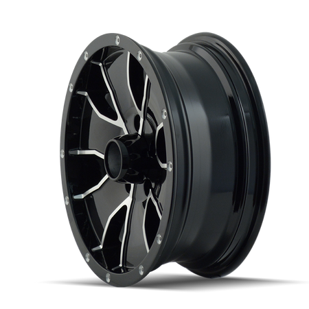 Trailer Wheels 14 – 14x6, 5x114.3, 0 – Gloss Black Machined