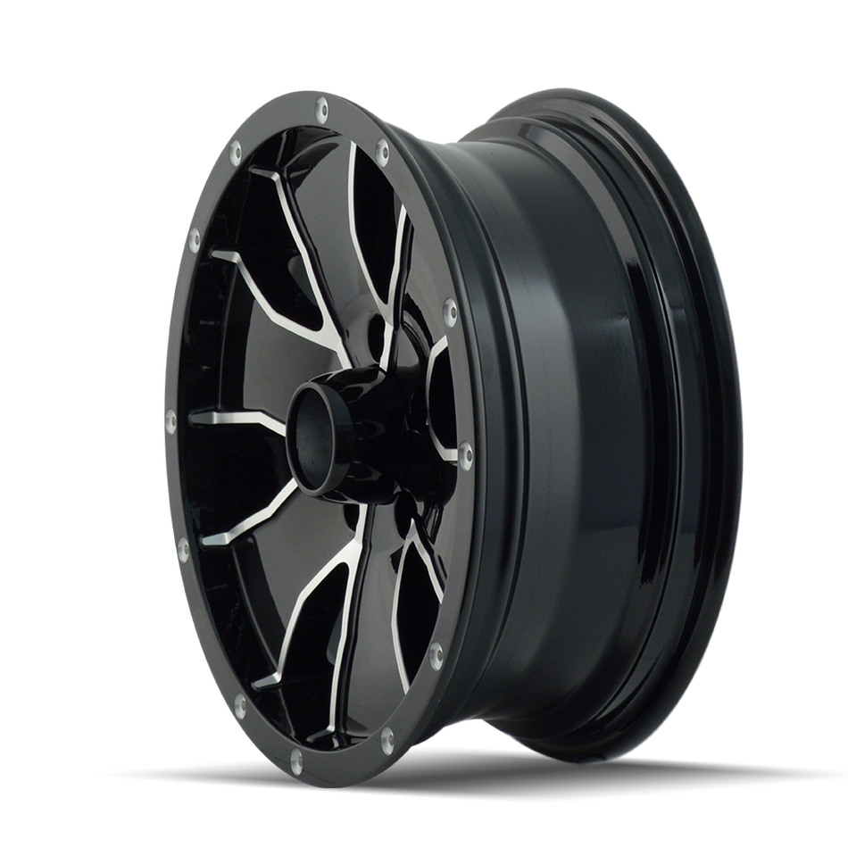 Trailer Wheels 14 – 14x6, 5x114.3, 0 – Gloss Black Machined