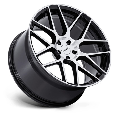 TSW TW002 LASARTHE – 18X10.5 – 5X114.3 – 25 mm – GLOSS BLACK MACHINED