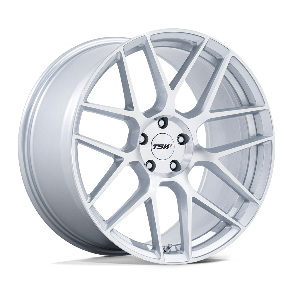 TSW TW002 LASARTHE – 22X9 – 5X112 – 20 mm – GLOSS SILVER MACHINED