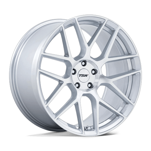 TSW TW002 LASARTHE – 20X9 – 5X112 – 45 mm – GLOSS SILVER MACHINED