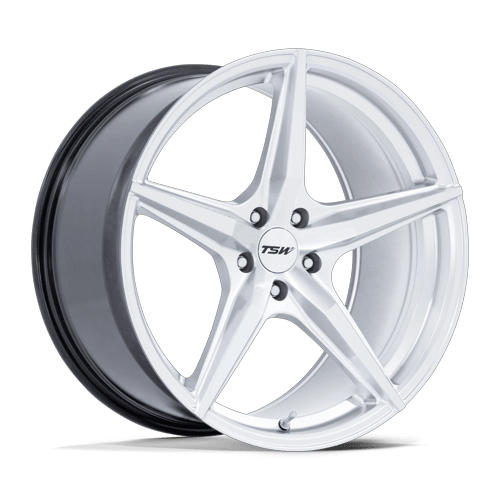 TSW TW007 ESPRIT – 18X8.5 – 5X100 – 38 mm – HYPER SILVER W/ MACHINED FACE