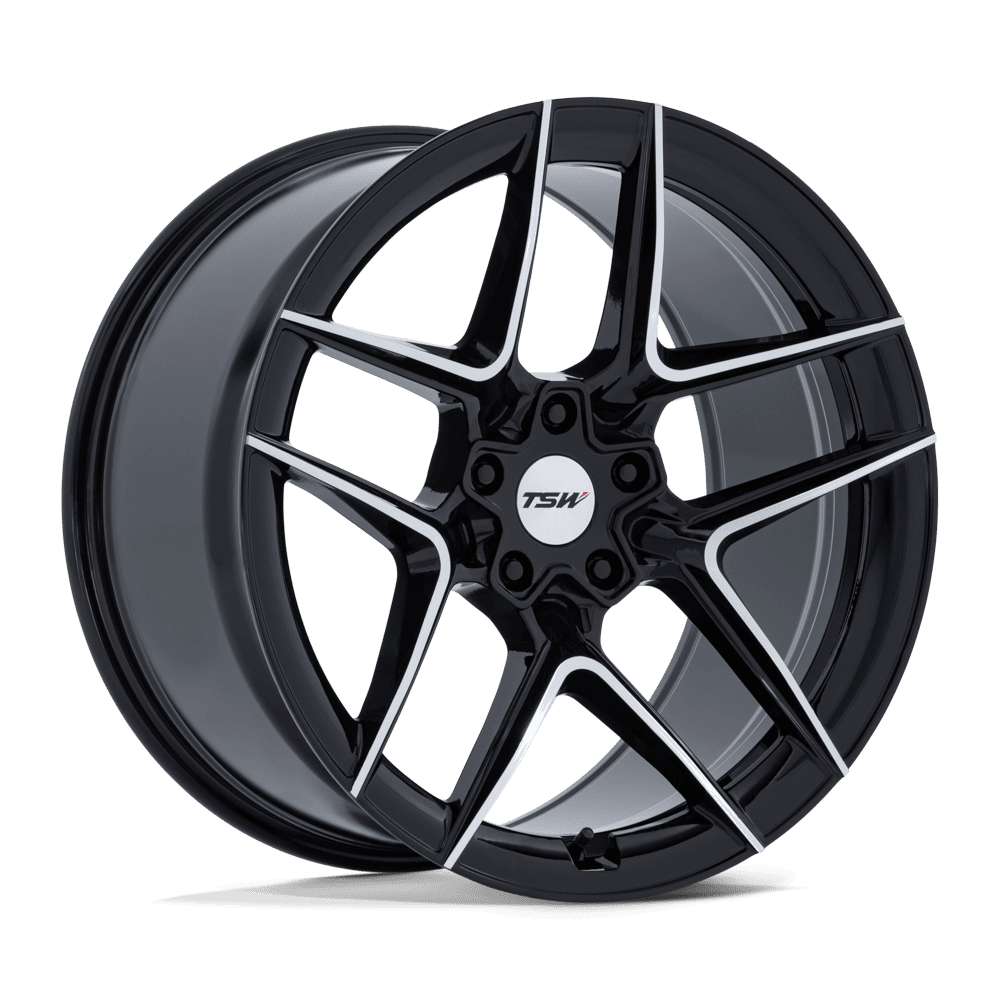TSW TW008 SLIPSTREAM – 19X10.5 – 5X120 – 35 mm – GLOSS BLACK W/ MACHINED FACE