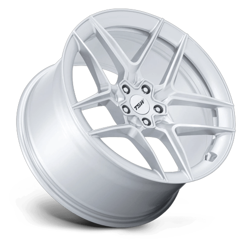 TSW TW008 SLIPSTREAM – 20X10.5 – 5X120 – 38 mm – GLOSS SILVER W/ MACHINED FACE