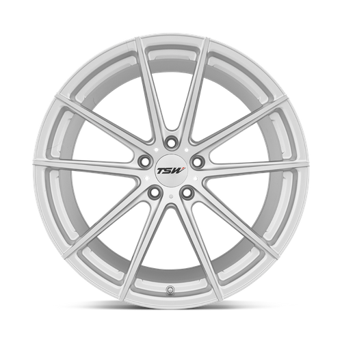 TSW BATHURST – 20X10.5 – 5X114.3 – 25 mm – SILVER W/ MIRROR CUT FACE