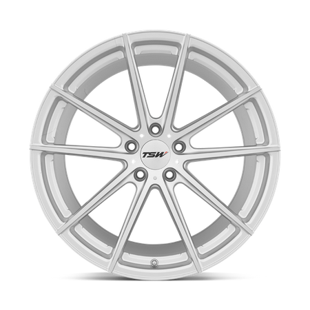 TSW BATHURST – 20X10.5 – 5X114.3 – 25 mm – SILVER W/ MIRROR CUT FACE